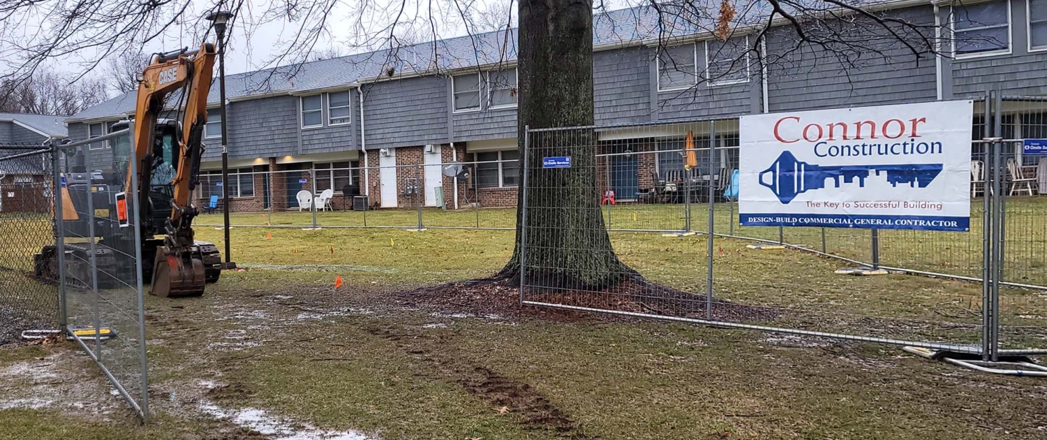 Work site for Connor Construction